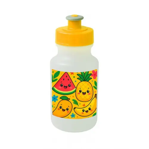 Garrafinha Squeeze Personalizada Frutas Tropicais