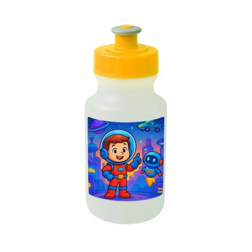 Garrafinha Squeeze Personalizada Futurismo Infantil