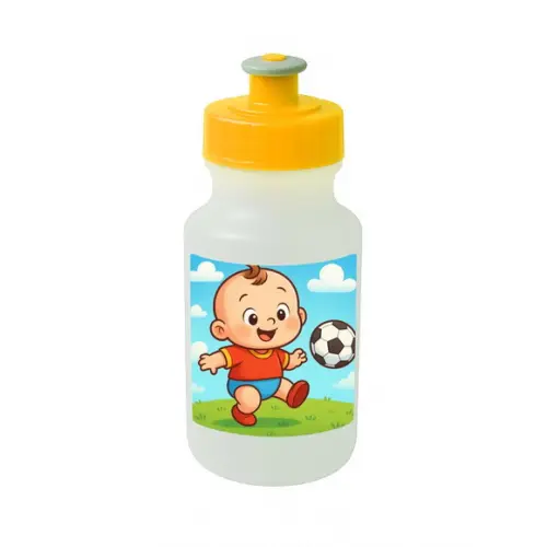 Garrafinha Squeeze Personalizada Futebol Baby