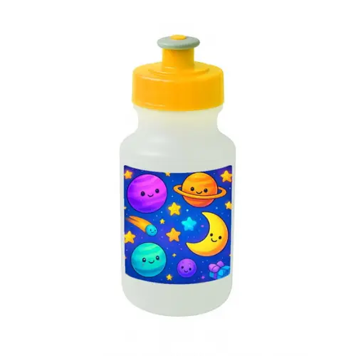 Garrafinha Squeeze Personalizada Galáxia Encantada