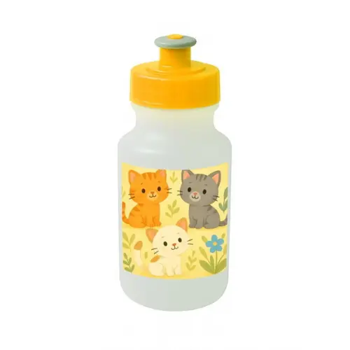 Garrafinha Squeeze Personalizada Gatinhos