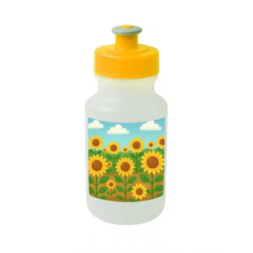 Garrafinha Squeeze Personalizada Girassóis