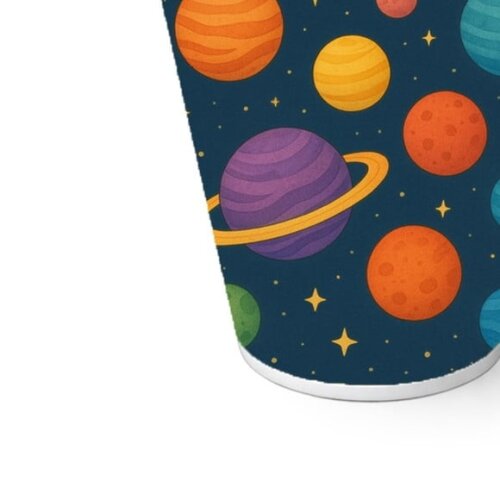 Copo de Papel Aniversário Festa Planetas Coloridos
