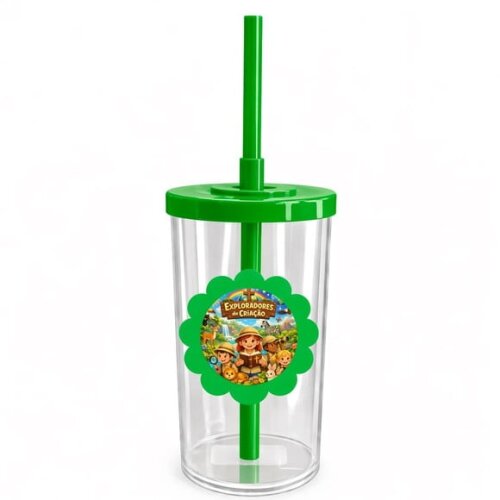 Copo Short Drink Flor Personalizado Exploradores Criação
