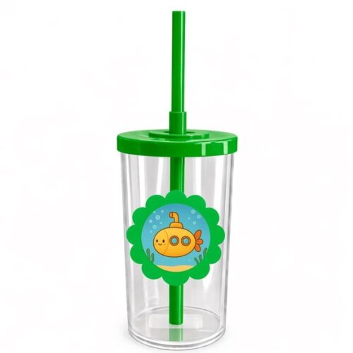 Copo Short Drink Flor Personalizado Exploradores do Mar