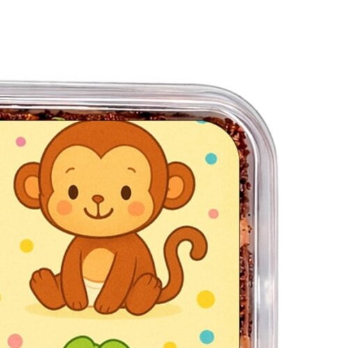 Embalagem Bolo Docinhos Personalizada Animais Coloridos