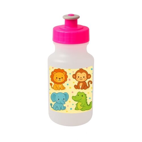 Garrafinha Squeeze Personalizada Animais Coloridos