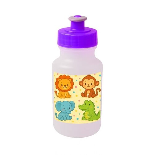 Garrafinha Squeeze Personalizada Animais Coloridos