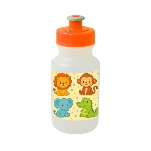 Garrafinha Squeeze Personalizada Animais Coloridos