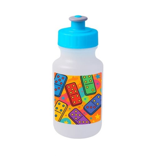 Garrafinha Squeeze Personalizada Dominós Coloridos