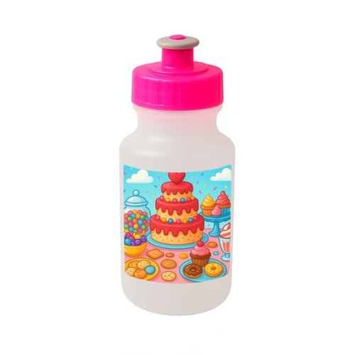 Garrafinha Squeeze Personalizada Mesa Doces Coloridos