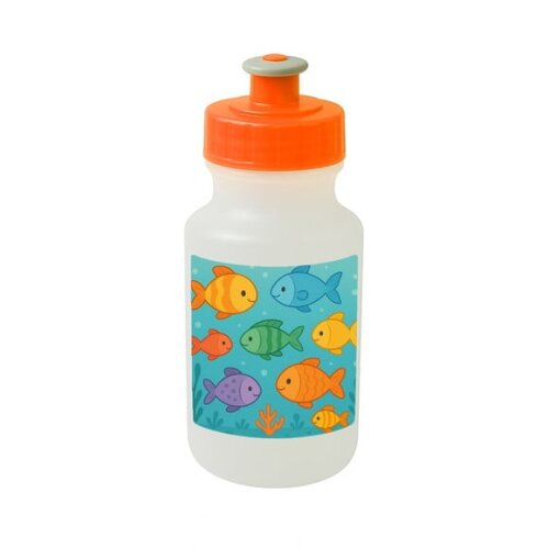 Garrafinha Squeeze Personalizada Peixinhos Coloridos