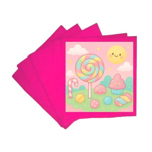 Guardanapo de Papel Personalizado Candy Color
