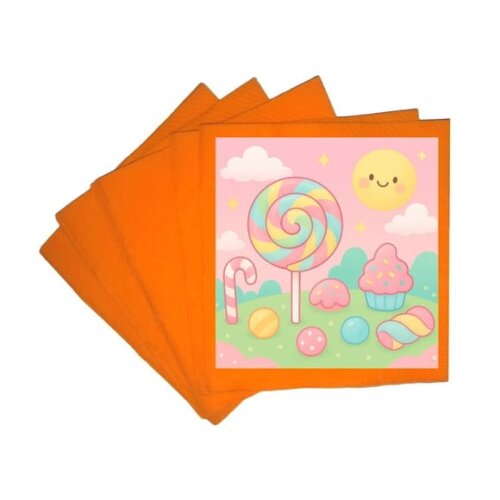 Guardanapo de Papel Personalizado Candy Color