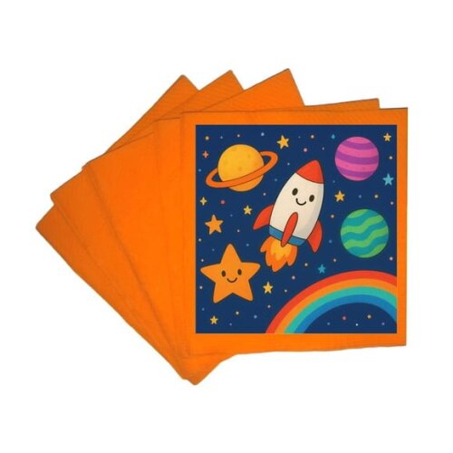 Guardanapo de Papel Personalizado Espaço Colorido