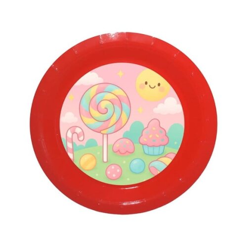 Prato de Papel Personalizado Candy Color