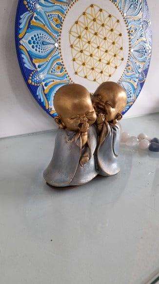 Budinhas Sábios Cochichando 10cm