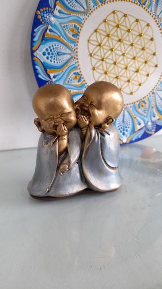 Budinhas Sábios Cochichando 10cm