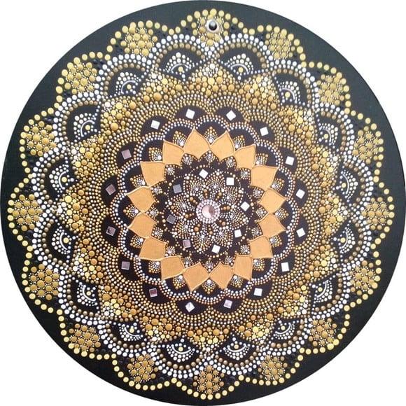 Conjunto de 4 Mandalas 30cm