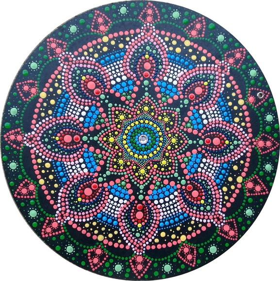 Conjunto de 4 Mandalas 30cm