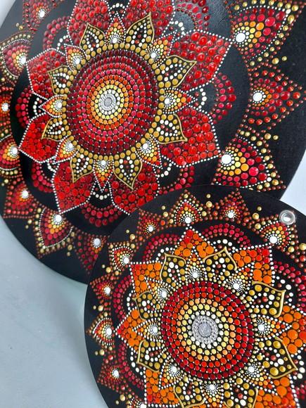 Conjunto Mandala da Energia e Sabedoria 40cm-20cm
