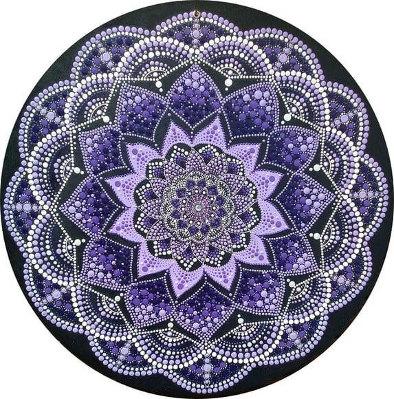 Dupla de Mandala da Harmonia 60cm- Ns Aparecida 40cm