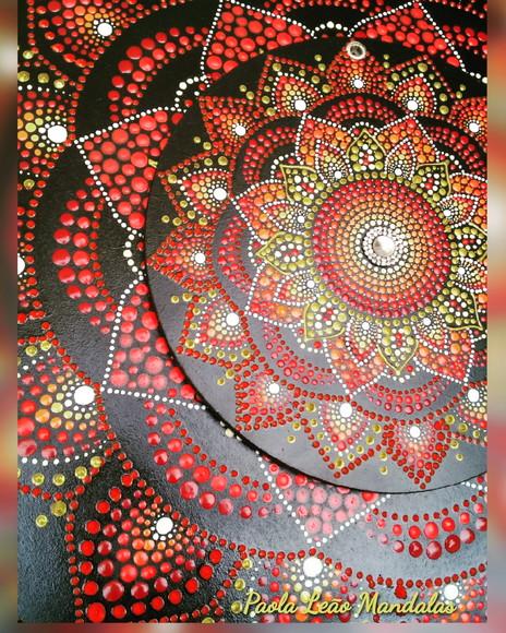 Dupla de Mandalas da Energia e Sabedoria 40cm, 20cm