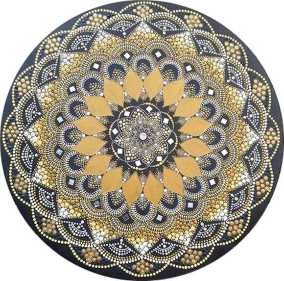 Dupla de Mandalas da Prosperidade 60cm e Olho Grego 40cm