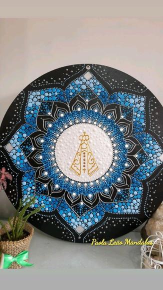 Dupla Mandalas da Vitalidade 50cm e Nossa Senhora 40cm