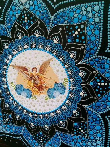 Mandala Arcanjo São Miguel 40cm