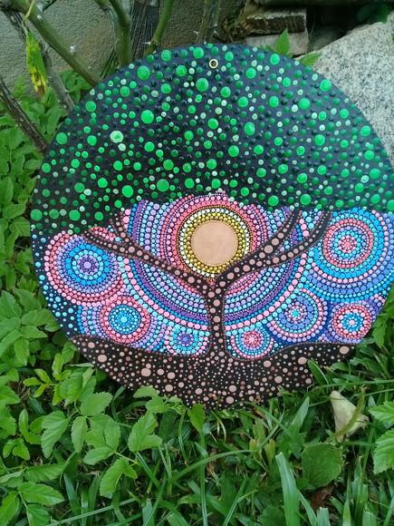 Mandala Arvore da Vida 40 cm em mdf