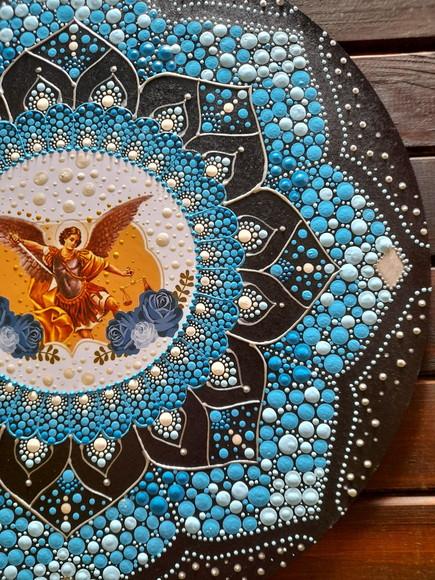 Mandala Arcanjo São Miguel 50cm