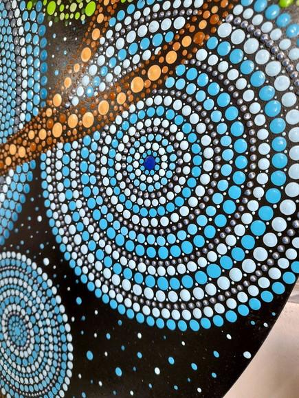 Mandala Árvore da Vida com Olho Grego 80 cm