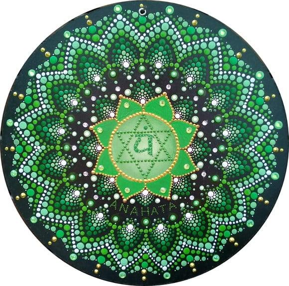 Mandala chakra Anahata 30cm