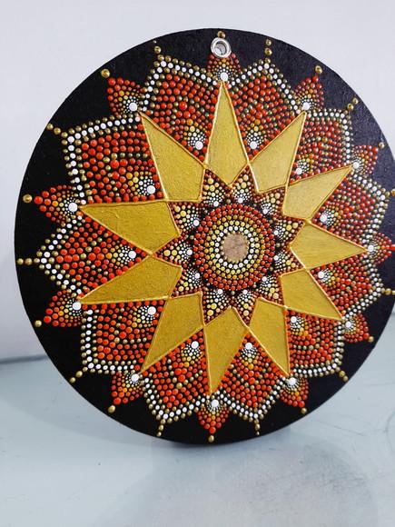 Mandala da Abundância Financeira 20cm