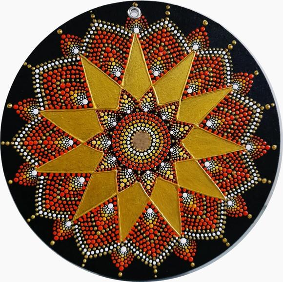 Mandala da Abundância Financeira 20cm