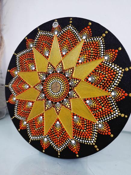 Mandala da Abundância Financeira 20cm