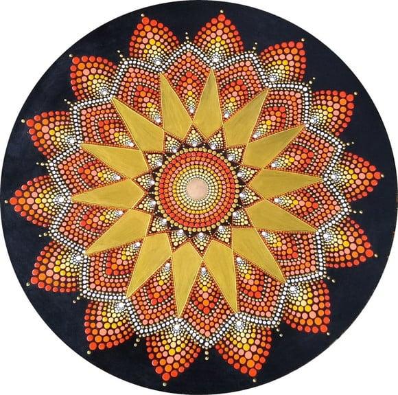 Mandala da Abundância Financeira 50cm
