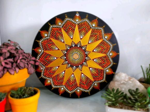 Mandala da Abundância Financeira 30cm