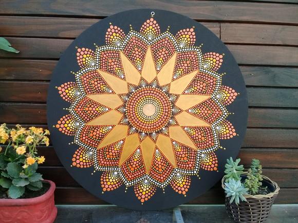 Mandala da Abundância Financeira 60 cm