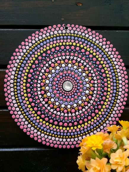 Mandala da afetividade e união 30cm