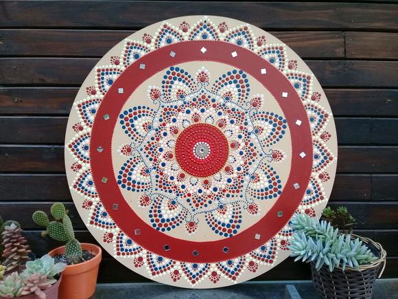 Mandala da Energia e Paixão 60cm