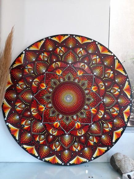 Mandala da Energia, Vitalidade e Prosperidade 70cm