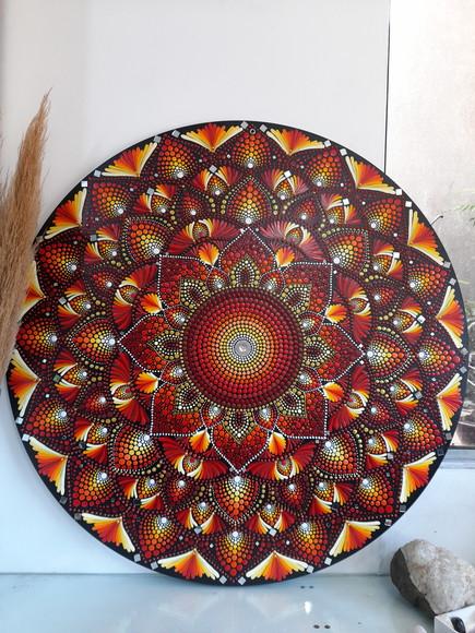 Mandala da Energia, Vitalidade e Prosperidade 80cm