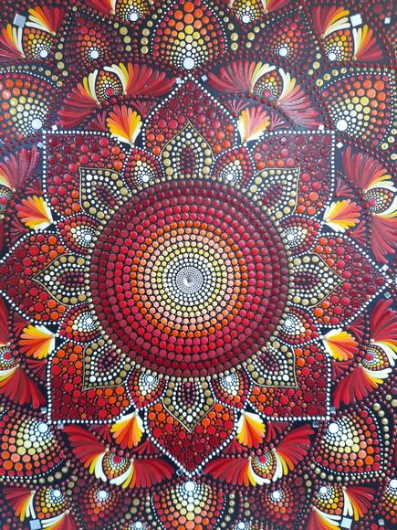 Mandala da Energia, Vitalidade e Prosperidade 70cm