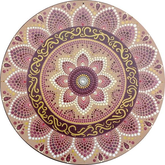 Mandala da Estabilidade e Elevação Espiritual 60cm