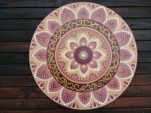 Mandala da Estabilidade e Elevação Espiritual 60cm