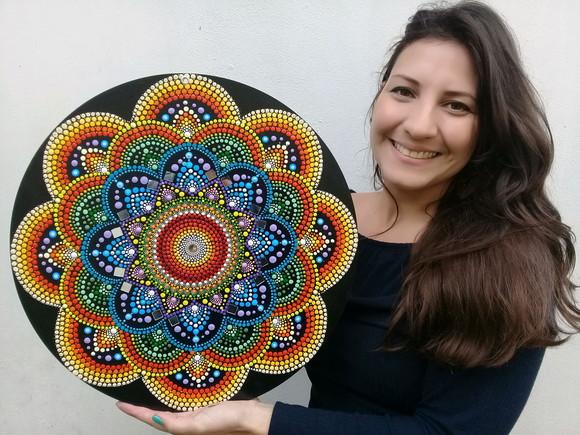 Mandala da luz e energia 40cm