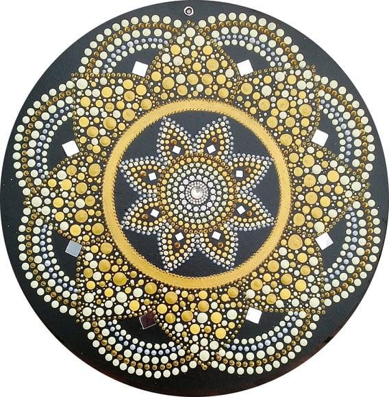 Mandala da luz e otimismo 30cm