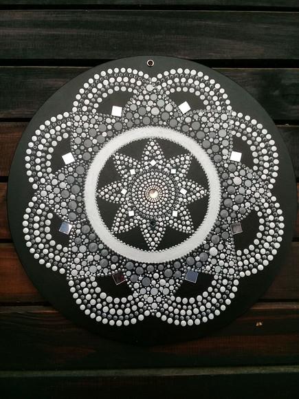 Mandala da paz e acolhimento 35cm